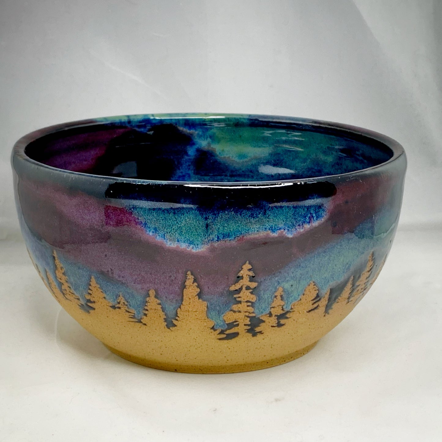 Medium Northern Lights Serving Bowl #5