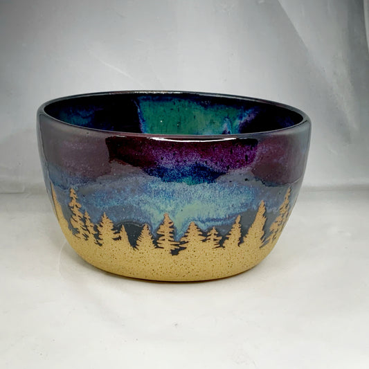 Medium Northern Lights Serving Bowl #3