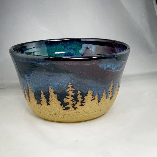 Medium Northern Lights Serving Bowl #2