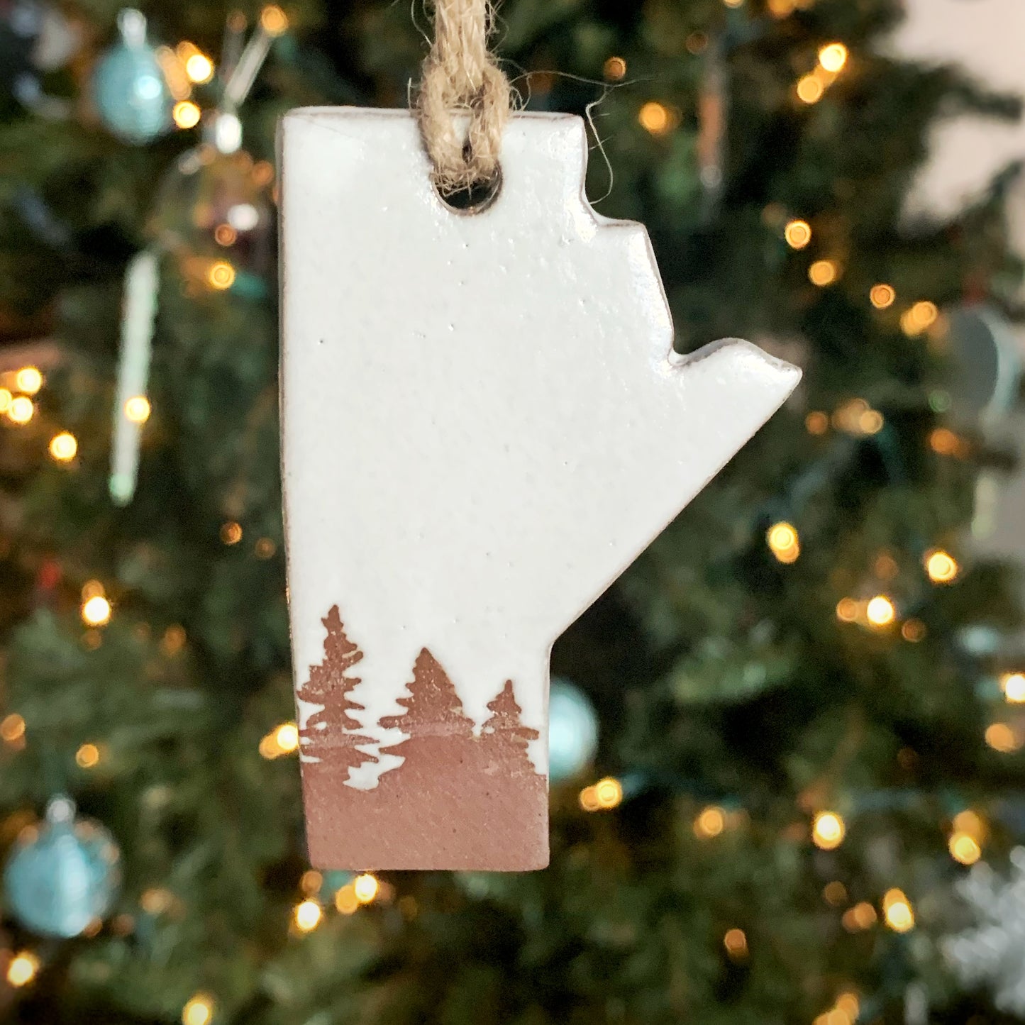 Snowy Manitoba Ornament